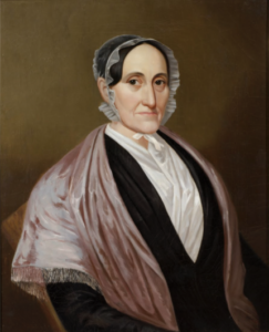 Oil painting of Rhoda DeGarmo, circa 1848