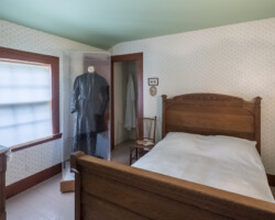 Susan B. Anthony's Bedroom – In this room, Susan B. Anthony died in 1906, one month after giving her famous “Failure is Impossible” speech. The room contains the original furniture and many artifacts. Susan B. Anthony's Bedroom